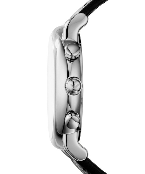 EMPORIO ARMANI(エンポリオアルマーニ)の「エンポリオ・アルマーニ 腕時計 メンズ アナログ レザー AR1807(アナログ腕時計・メンズ・ブラック・FREE)」の4枚目の写真