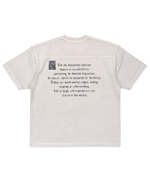 ビビディ クラッシュド ペイスト ピグメント 半袖Tシャツ (サンド)