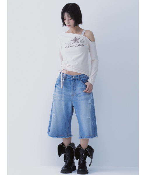 SETSETSET（セットセットセット）の「バンデニムパンツ（その他パンツ・レディース・その他・SMALL/MEDIUM）」の5枚目の写真