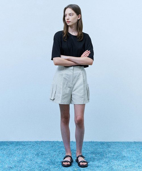 ADAUL(アダウル)の「ドネットカーゴポケットショートパンツ - ナチュラル(その他パンツ・レディース・その他・SMALL/MEDIUM)」の1枚目の写真