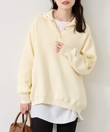 mystic | 【4色展開】スウェットライクヘンリーニット(ニット/セーター)