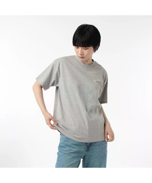 GOAT グレー Tシャツ 半袖 GOAT / SHORT SLEEVE TEE 7oz（Tシャツ/カットソー）｜GOAT（ゴート