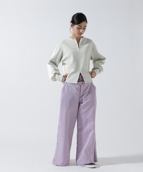 AULA AILA（アウラアイラ）の「AULA AILA（アウラ アイラ）別注 WIDEPANTS（その他パンツ・レディース・ラベンダー/ブラック・0/1）」の18枚目の写真