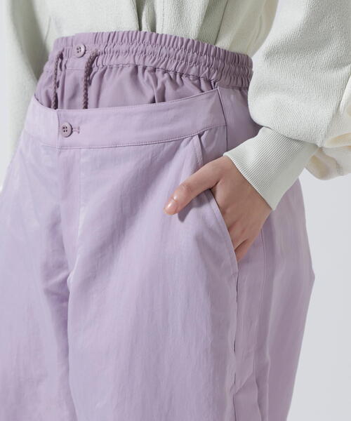 AULA AILA（アウラアイラ）の「AULA AILA（アウラ アイラ）別注 WIDEPANTS（その他パンツ・レディース・ラベンダー/ブラック・0/1）」の14枚目の写真