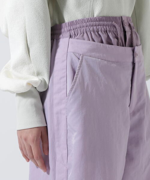 AULA AILA（アウラアイラ）の「AULA AILA（アウラ アイラ）別注 WIDEPANTS（その他パンツ・レディース・ラベンダー/ブラック・0/1）」の13枚目の写真