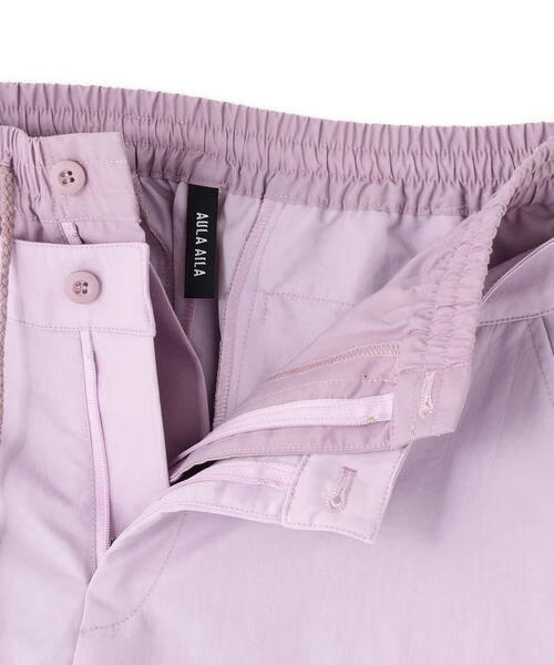 AULA AILA（アウラアイラ）の「AULA AILA（アウラ アイラ）別注 WIDEPANTS（その他パンツ・レディース・ラベンダー/ブラック・0/1）」の7枚目の写真