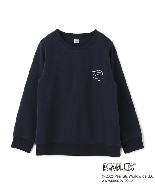 PEANUTS（ピーナッツ）の「【PEANUTS/ピーナッツ】SNOOPY/スヌーピー刺繍デザイン裏起毛スウェットトレーナー（ニット/セーター・レディース・ベージュ/イエロー/ネイビー・L/M/LL/3L）」の19枚目の写真