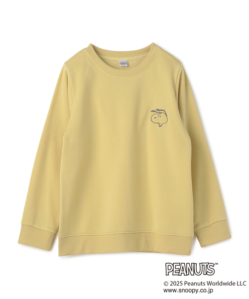 PEANUTS（ピーナッツ）の「【PEANUTS/ピーナッツ】SNOOPY/スヌーピー刺繍デザイン裏起毛スウェットトレーナー（ニット/セーター・レディース・ベージュ/イエロー/ネイビー・L/M/LL/3L）」の20枚目の写真