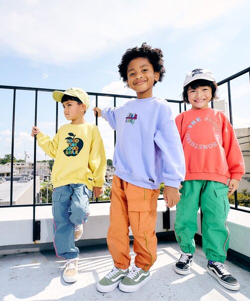 F.O.KIDS（エフオーキッズ）の「カラーカーゴパンツ_ジュニア対応（カーゴパンツ・キッズ・パープル/サックスブルー/ブラック/オレンジ/グリーン・110/100/90/140/130/120/80）」の12枚目の写真