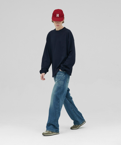 STENDS（ステンズ）の「[M~4XL] ヘビーロングスリーブTシャツ_ネイビー（Tシャツ/カットソー・メンズ・その他・MEDIUM/XXXX-LARGE/LARGE/X-LARGE/XX-LARGE/XXX-LARGE）」の4枚目の写真