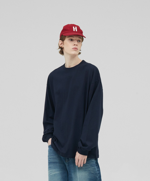 STENDS（ステンズ）の「[M~4XL] ヘビーロングスリーブTシャツ_ネイビー（Tシャツ/カットソー・メンズ・その他・MEDIUM/XXXX-LARGE/LARGE/X-LARGE/XX-LARGE/XXX-LARGE）」の5枚目の写真