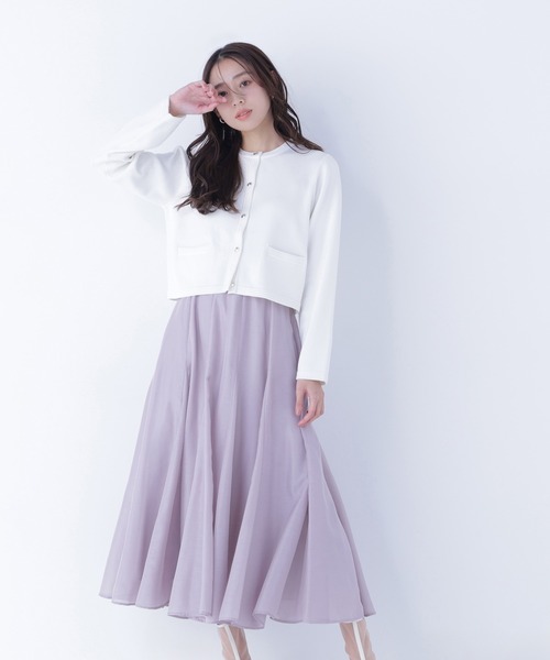 ナチュラルビューティーベーシック（NATURAL BEAUTY BASIC）/シャイニーシアーボイルスカート ◇シャイニーシアーボイルスカート（スカート）｜NATURAL BEAUTY BASIC