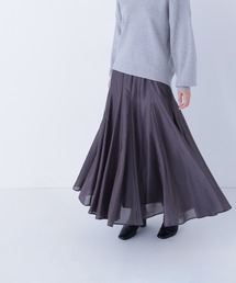 NATURAL BEAUTY BASIC | ◇シャイニーシアーボイルスカート(スカート)