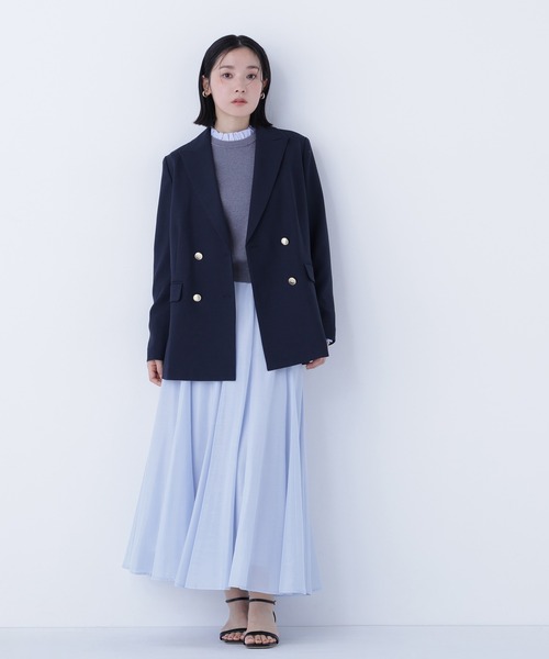 【美品】NATURAL BEAUTY BASIC ジャケット×スカート M NATURAL BEAUTY BASIC（ナチュラルビューティーベーシック） バイ
