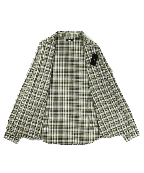 TMT（ティーエムティー）の「【TMT/ティーエムティー】COUNTRY CHECK SOFT LONG SLEEVE SHIRT（シャツ/ブラウス・メンズ・ブルー/グリーン/ベージュ・X-LARGE/LARGE/MEDIUM）」の18枚目の写真