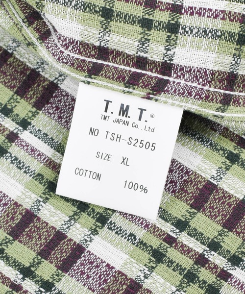 TMT（ティーエムティー）の「【TMT/ティーエムティー】COUNTRY CHECK SOFT LONG SLEEVE SHIRT（シャツ/ブラウス・メンズ・ブルー/グリーン/ベージュ・X-LARGE/LARGE/MEDIUM）」の19枚目の写真
