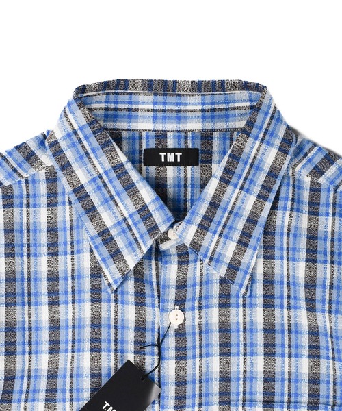 TMT（ティーエムティー）の「【TMT/ティーエムティー】COUNTRY CHECK SOFT LONG SLEEVE SHIRT（シャツ/ブラウス・メンズ・ブルー/グリーン/ベージュ・X-LARGE/LARGE/MEDIUM）」の11枚目の写真