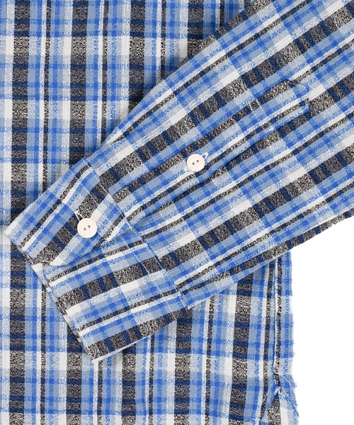 TMT（ティーエムティー）の「【TMT/ティーエムティー】COUNTRY CHECK SOFT LONG SLEEVE SHIRT（シャツ/ブラウス・メンズ・ブルー/グリーン/ベージュ・X-LARGE/LARGE/MEDIUM）」の14枚目の写真