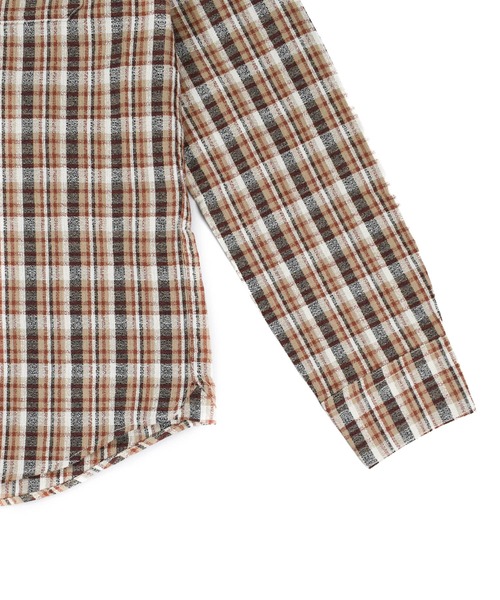 TMT（ティーエムティー）の「【TMT/ティーエムティー】COUNTRY CHECK SOFT LONG SLEEVE SHIRT（シャツ/ブラウス・メンズ・ブルー/グリーン/ベージュ・X-LARGE/LARGE/MEDIUM）」の6枚目の写真
