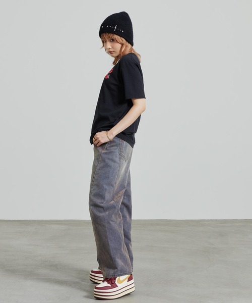 JORDAN BRAND(ジョーダンブランド)の「ジョーダン フライト ウィメンズ グラフィック Tシャツ / Jordan Flight Women's Graphic T-Shirt IF0798-010 Black(Tシャツ/カットソー・レディース・ブラック・XL/L/XS/S/M)」の11枚目の写真