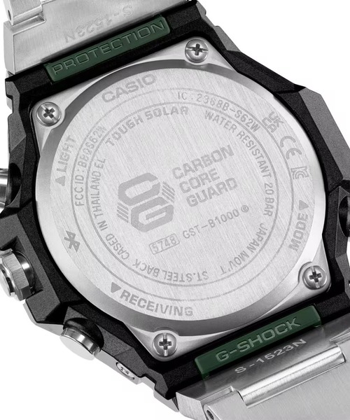 G-SHOCK(ジーショック)の「G-SHOCK/ジーショック 腕時計 G-STEEL GST-B1000D-3AJF(アナログ腕時計・メンズ・シルバー系その他・ONE)」の6枚目の写真