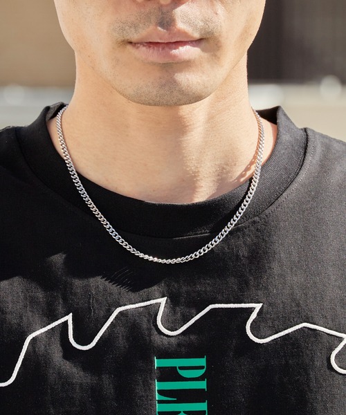 PLEASURES(プレジャー)の「PLEASURES/プレジャーズ ブランドロゴ コットンクルーネックTシャツ 2026年春夏(Tシャツ/カットソー・メンズ・ブラック・L/XL)」の6枚目の写真