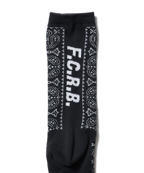 F.C.Real Bristol（エフシーレアルブリストル）の「BANDANA SOCKS（ソックス/靴下・メンズ・ネイビー/レッド/ブラック・LARGE/MEDIUM）」の6枚目の写真
