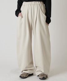 Lui's（ルイス）の「ルーズフィットスウェットワイドカーブパンツ（スウェットパンツ）」