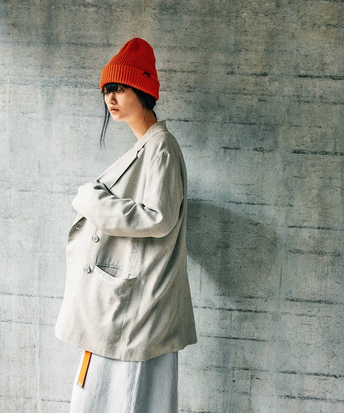 niko and...（ニコアンド）の「[MODE NORM CORE] ダブルブレストジャケットアソート（テーラードジャケット・レディース・チャコール/ライトベージュ・FREE）」の2枚目の写真