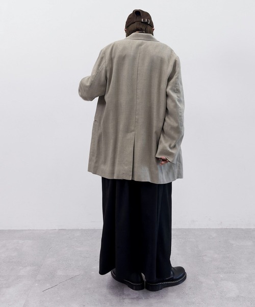 niko and...（ニコアンド）の「[MODE NORM CORE] ダブルブレストジャケットアソート（テーラードジャケット・レディース・チャコール/ライトベージュ・FREE）」の16枚目の写真