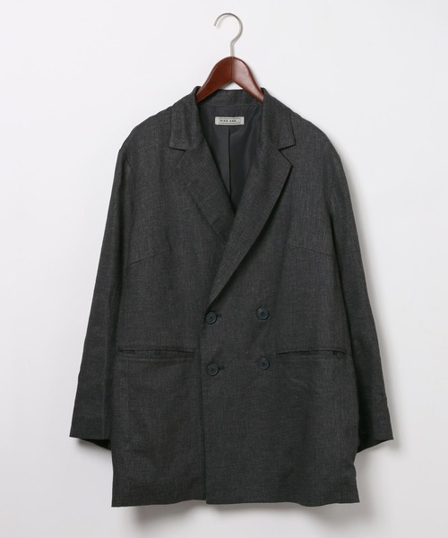 niko and...（ニコアンド）の「[MODE NORM CORE] ダブルブレストジャケットアソート（テーラードジャケット・レディース・チャコール/ライトベージュ・FREE）」の18枚目の写真