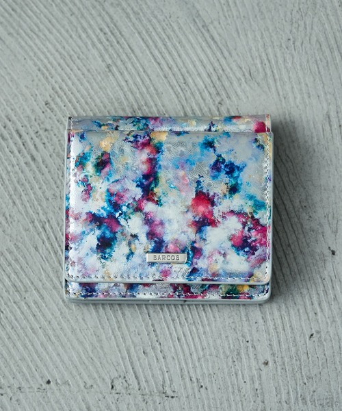 Fashion Letter（ファッションレター）の「ペイントレザーミニウォレット 二つ折り財布（財布・レディース・ブルー/ブラウン・FREE）」の10枚目の写真