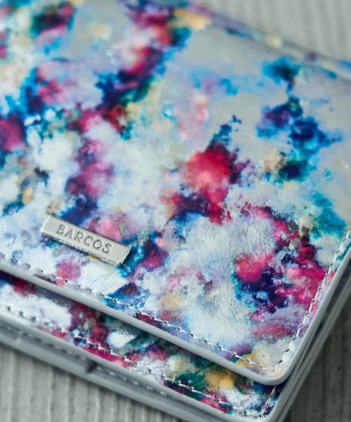 Fashion Letter（ファッションレター）の「ペイントレザーミニウォレット 二つ折り財布（財布・レディース・ブルー/ブラウン・FREE）」の11枚目の写真