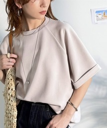 classicalelf（クラシカルエルフ）の「ゆるっと隠して、きれいに見せる。オーバーサイズフクレジャガードラグランプルオーバー（Tシャツ/カットソー）」