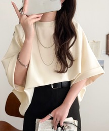 classicalelf（クラシカルエルフ）の「ゆるっと隠して、きれいに見せる。オーバーサイズフクレジャガードラグランプルオーバー（Tシャツ/カットソー）」