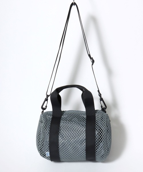 DISCUS(ディスカス)の「DISCUS/ディスカス メッシュ 2WAY 巾着バッグ付き ミニボストンバッグ/ショルダーバッグ/レディース メンズ(ショルダーバッグ・メンズ・パープル/ブルー/カーキ/ブラック/ダークグレー・FREE)」の9枚目の写真