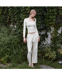 EAU CLAIR（オークレール）の「ロリー長袖トップス + パンツセット（ルームウェア/パジャマ）」