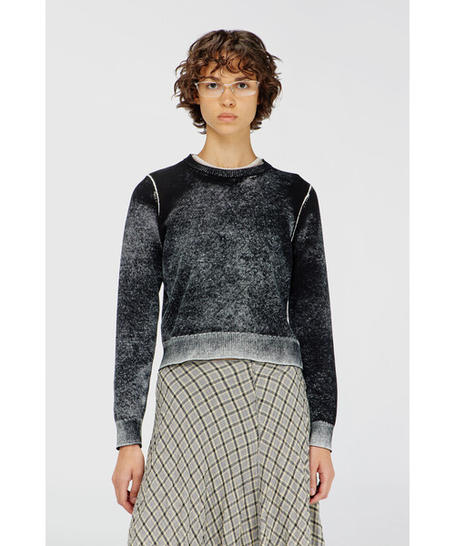 DIESEL(ディーゼル)の「ウィメンズ プルオーバーニット M-LOVRE(ニット/セーター・レディース・ブラウン/ブラック・SMALL/LARGE/MEDIUM/X-LARGE)」の1枚目の写真