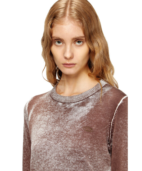 DIESEL(ディーゼル)の「ウィメンズ プルオーバーニット M-LOVRE(ニット/セーター・レディース・ブラウン/ブラック・SMALL/LARGE/MEDIUM/X-LARGE)」の10枚目の写真