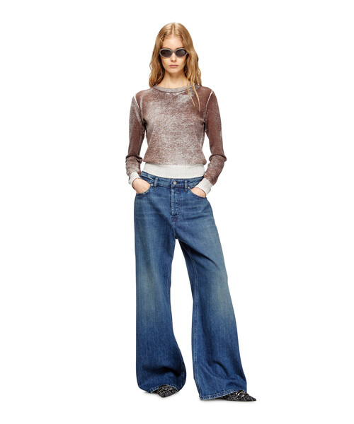 DIESEL(ディーゼル)の「ウィメンズ プルオーバーニット M-LOVRE(ニット/セーター・レディース・ブラウン/ブラック・SMALL/LARGE/MEDIUM/X-LARGE)」の9枚目の写真