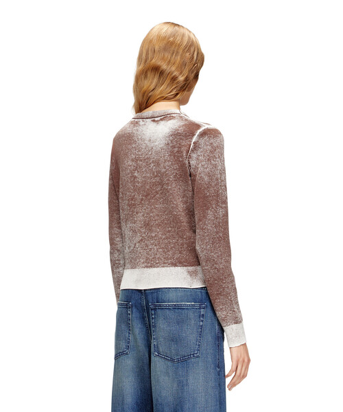 DIESEL(ディーゼル)の「ウィメンズ プルオーバーニット M-LOVRE(ニット/セーター・レディース・ブラウン/ブラック・SMALL/LARGE/MEDIUM/X-LARGE)」の8枚目の写真