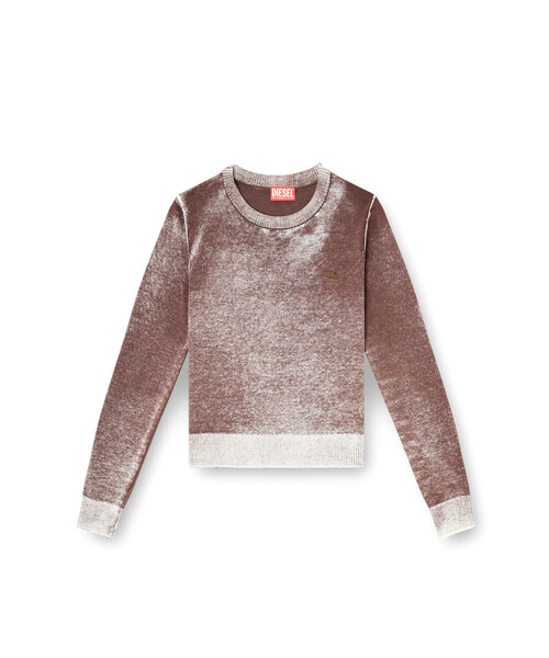 DIESEL(ディーゼル)の「ウィメンズ プルオーバーニット M-LOVRE(ニット/セーター・レディース・ブラウン/ブラック・SMALL/LARGE/MEDIUM/X-LARGE)」の6枚目の写真