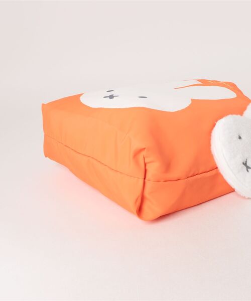 Right-on(ライトオン)の「【miffy】70周年限定 ボアポーチ内蔵 トート型エコバッグ (コンパクト収納 / ギフト / 洗える素材)(エコバッグ/サブバッグ・レディース・オレンジ・ONE SIZE)」の13枚目の写真
