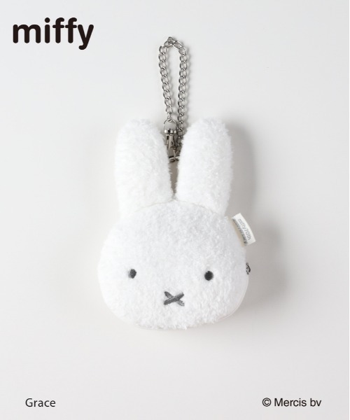 Right-on(ライトオン)の「【miffy】70周年限定 ボアポーチ内蔵 トート型エコバッグ (コンパクト収納 / ギフト / 洗える素材)(エコバッグ/サブバッグ・レディース・オレンジ・ONE SIZE)」の7枚目の写真