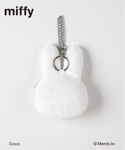 Right-on(ライトオン)の「【miffy】70周年限定 ボアポーチ内蔵 トート型エコバッグ (コンパクト収納 / ギフト / 洗える素材)(エコバッグ/サブバッグ・レディース・オレンジ・ONE SIZE)」の8枚目の写真