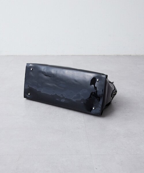 Whim Gazette(ウィムガゼット)の「【Hoaw.】PVCボストンバッグ L(ボストンバッグ・レディース・ブラック・FREE)」の10枚目の写真