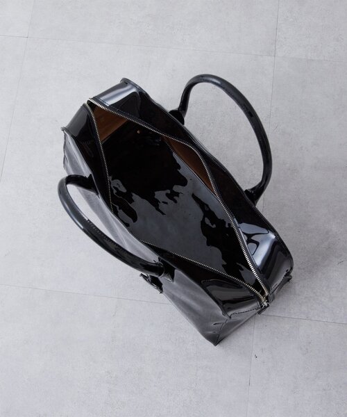 Whim Gazette(ウィムガゼット)の「【Hoaw.】PVCボストンバッグ L(ボストンバッグ・レディース・ブラック・FREE)」の11枚目の写真