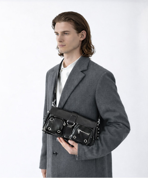 neos（ネオス）の「【neos】ユーティリティ ミニショルダーバッグ PUレザー ユニセックス（ショルダーバッグ・メンズ・ブラック・FREE）」の15枚目の写真