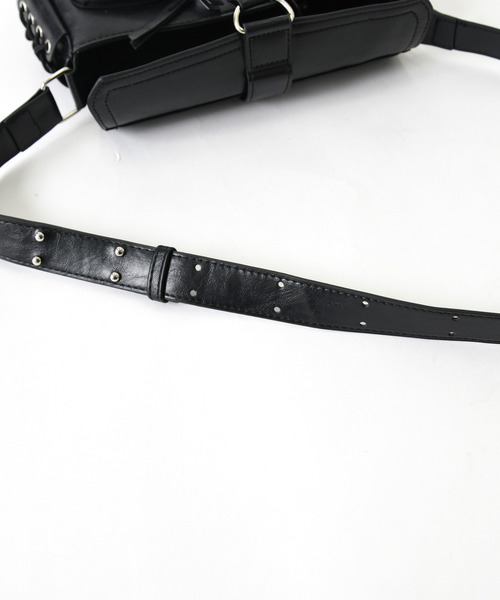 neos（ネオス）の「【neos】ユーティリティ ミニショルダーバッグ PUレザー ユニセックス（ショルダーバッグ・メンズ・ブラック・FREE）」の10枚目の写真