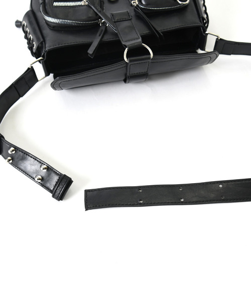 neos（ネオス）の「【neos】ユーティリティ ミニショルダーバッグ PUレザー ユニセックス（ショルダーバッグ・メンズ・ブラック・FREE）」の11枚目の写真